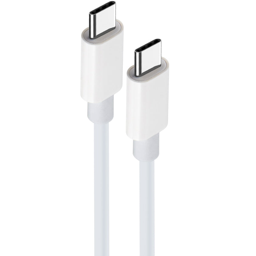 Кабел за данни и зареждане USB-C - USB-C MaXlife MXUC-05, 60W, 1m, Бял