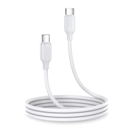 Кабел за данни и зареждане USB-C - USB-C Joyroom S-A9, 60W, 1m, Бял