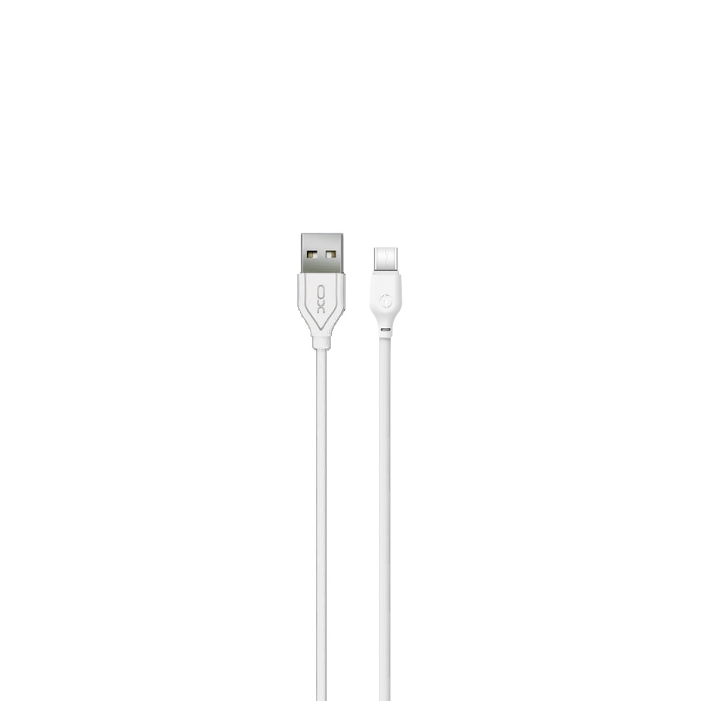 Кабел за данни и зареждане USB-A - USB-C XO Design NB103, 18W, 1m, Бял