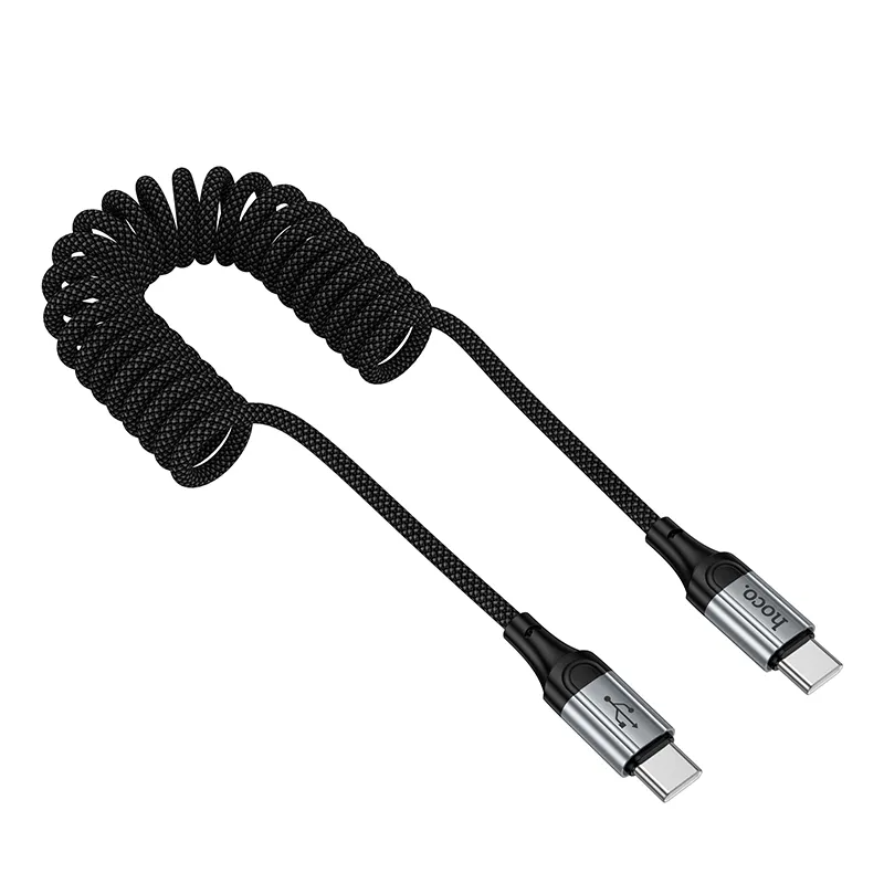 Кабел за данни и зареждане USB-C - USB-C HOCO X121, 60W, 1.5m, Черен
