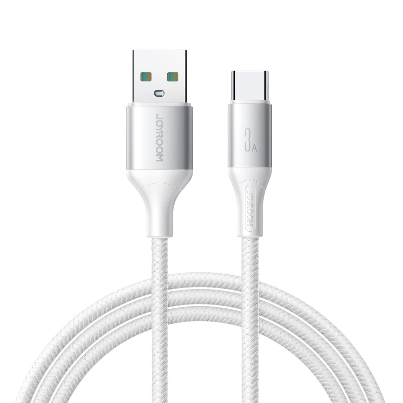 Кабел за данни и зареждане USB-A - USB-C Joyroom S-A28 Flash, 18W, 1m, Бял