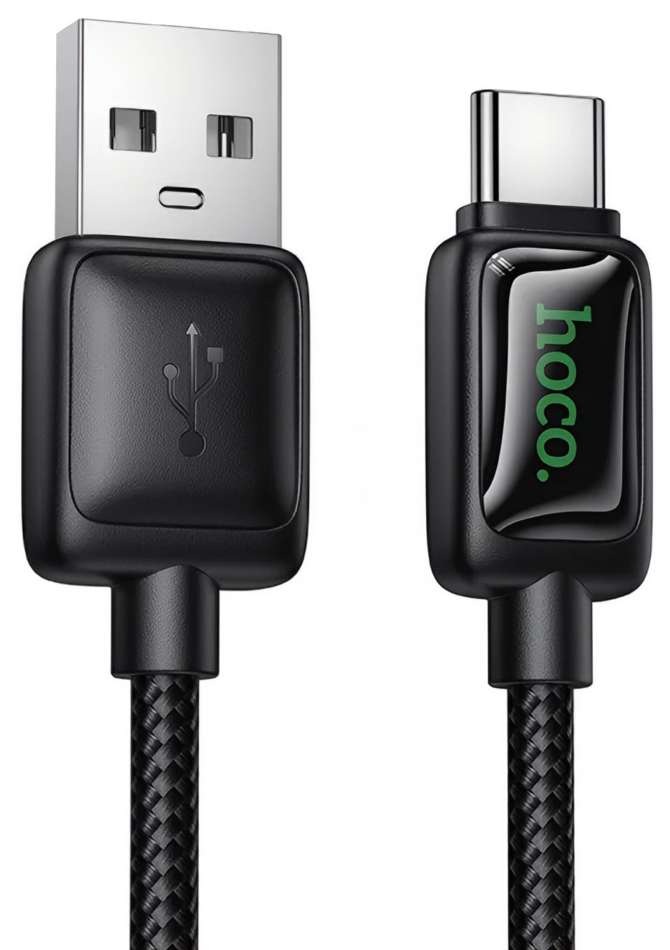 Кабел за данни и зареждане USB-A - USB-C HOCO U146, 36W, 1.2m, Черен