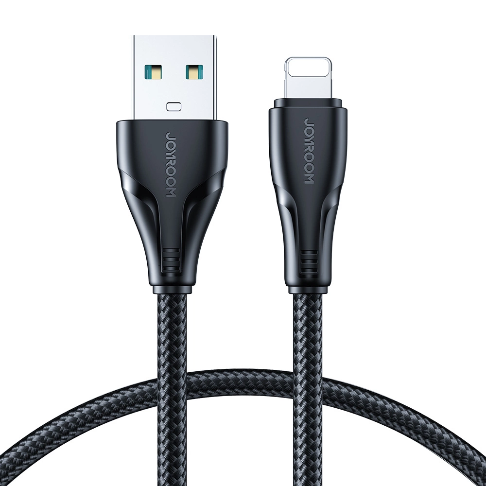Кабел за данни и зареждане USB-A - Lightning Joyroom S-A11, 18W, 1.2m, Черен