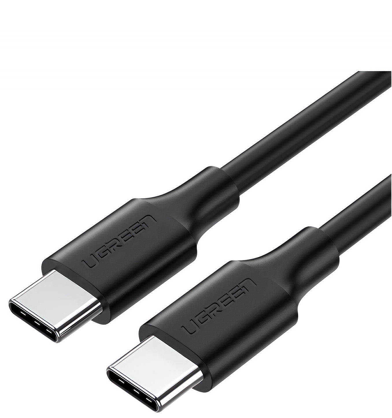 Кабел за данни и зареждане USB-C - USB-C UGREEN US286, 60W, 0.5м, Черен