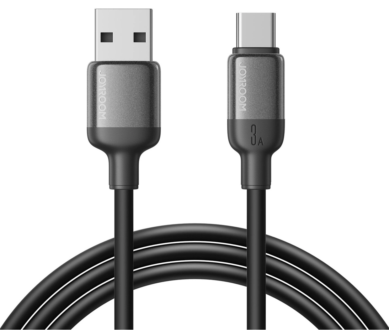 Кабел за данни и зареждане USB-A - USB-C Joyroom S-A62 Lively, 18W, 1.2м, Черен