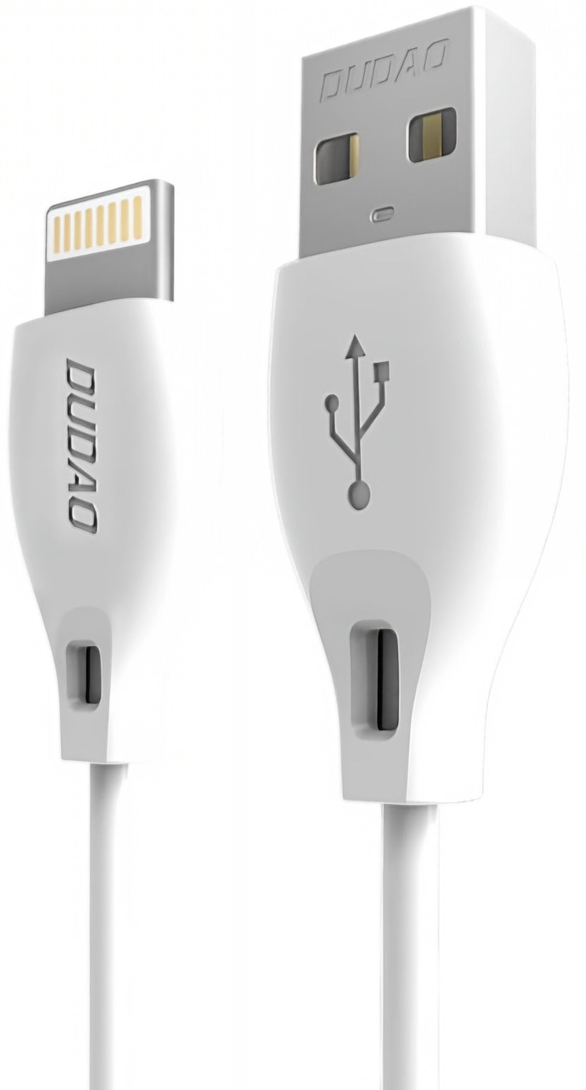 USB-A to Lightning Data and Charging Cable Dudao L4L, 18W, 1m, White