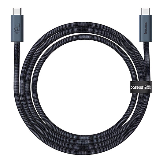 Кабел за данни и зареждане USB-C - USB-C Baseus Flash Series II, 240W, 1m, Черен P10311803111-00