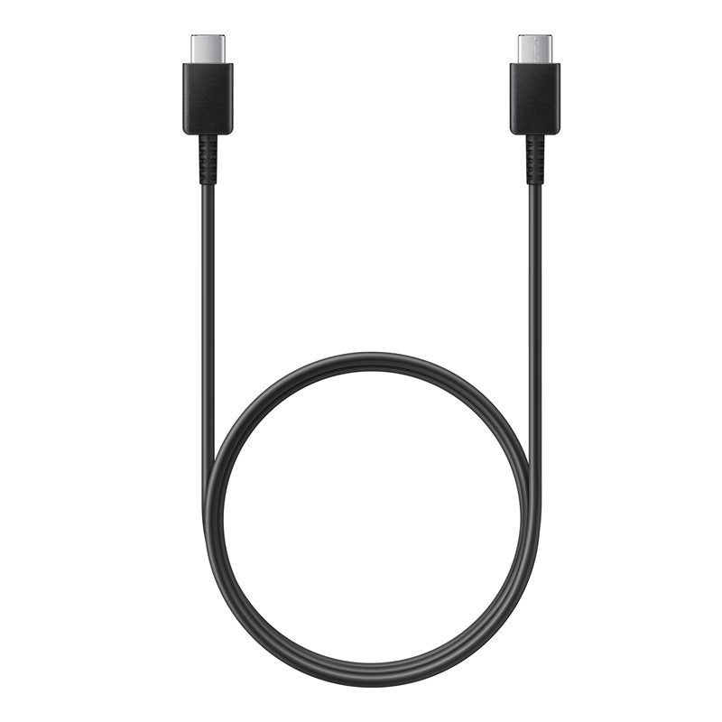 Кабел за данни и зареждане USB-C - USB-C Samsung EP-DA705, 25W, 1м, Черен EP-DA705BBEGWW