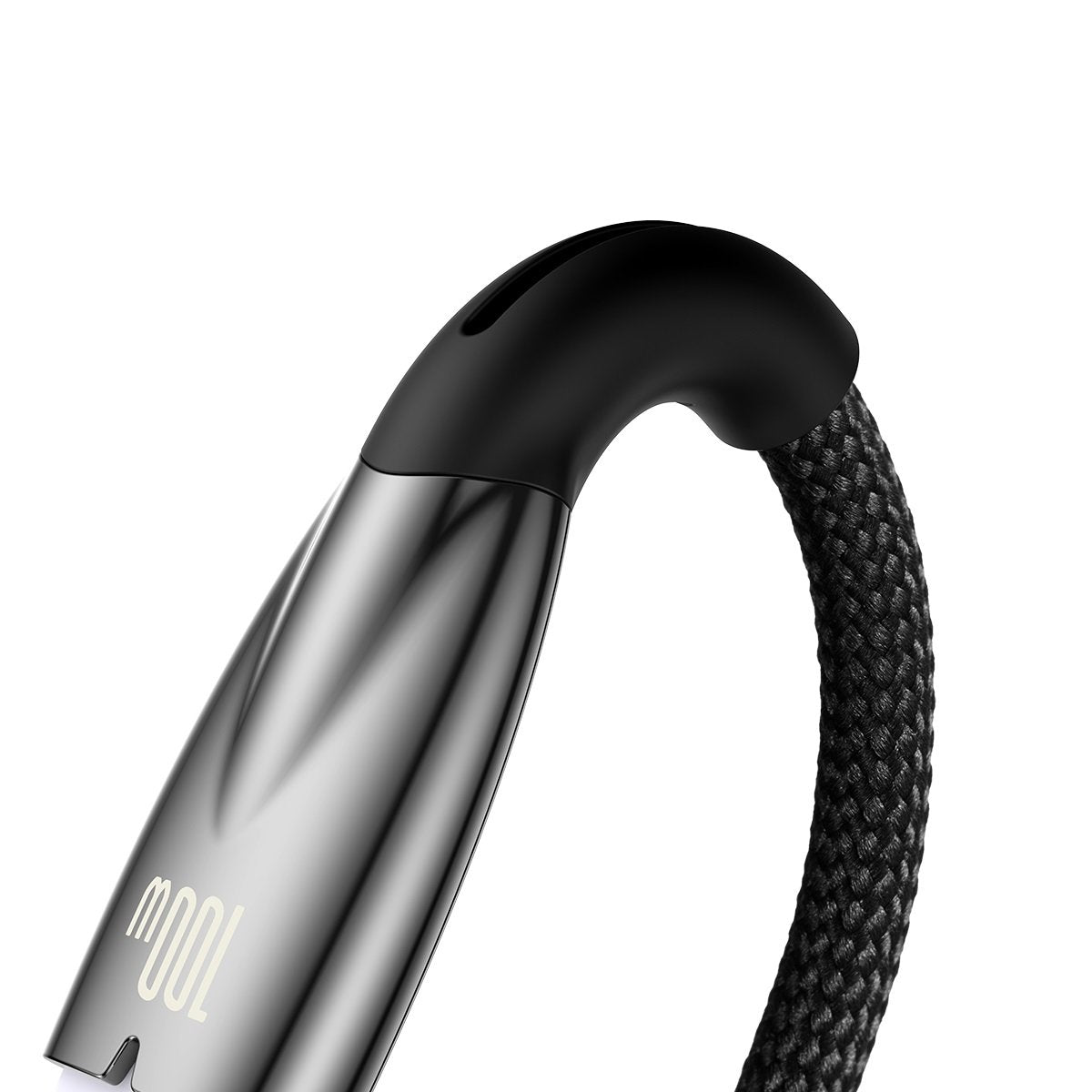 Кабел за пренос на данни и зареждане от USB-A към USB-C Baseus Glimmer Series, 100W, 2 m, черен CADH000501 CADH000501