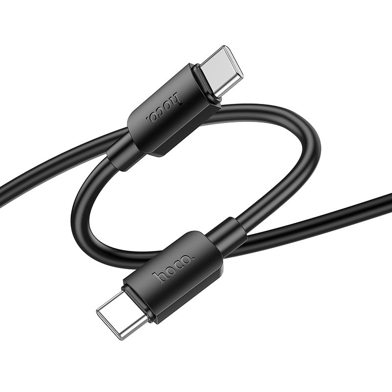 USB-C кабел за данни и зареждане - USB-C HOCO HOCO X96, 60W, 1m, черен