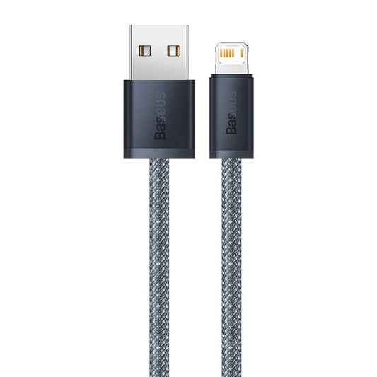 Кабел за данни и зареждане USB-A - Lightning Baseus Dynamic Series, 18W, 1m, сив