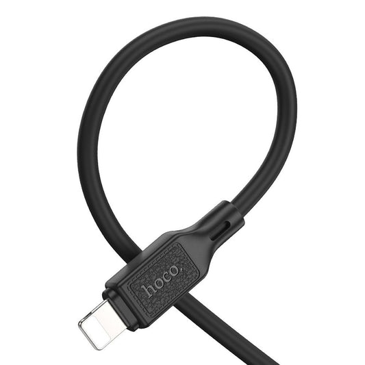 Кабел за данни и зареждане USB-A - Lightning HOCO X90, 18W, 1m, Черен