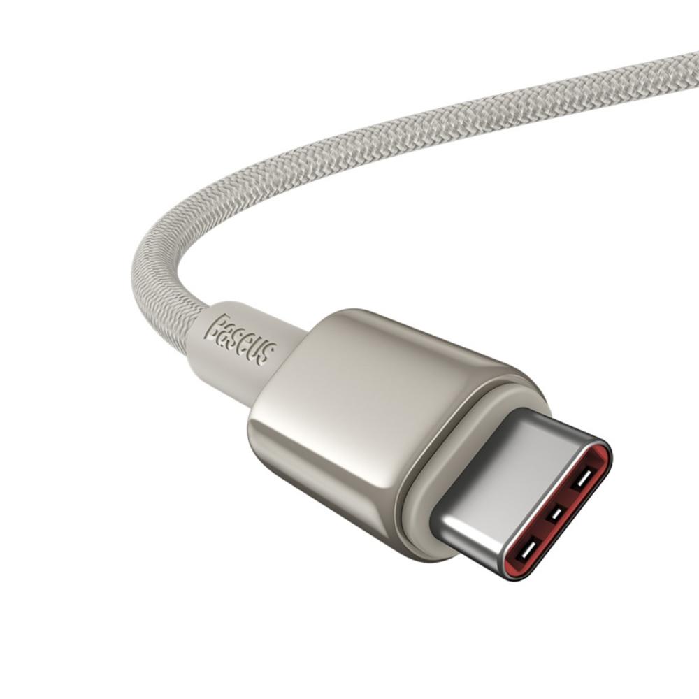 Кабел за данни и зареждане USB-C - USB-C Baseus Tungsten Gold, 100W, 2m, Златист P10319800G21-01