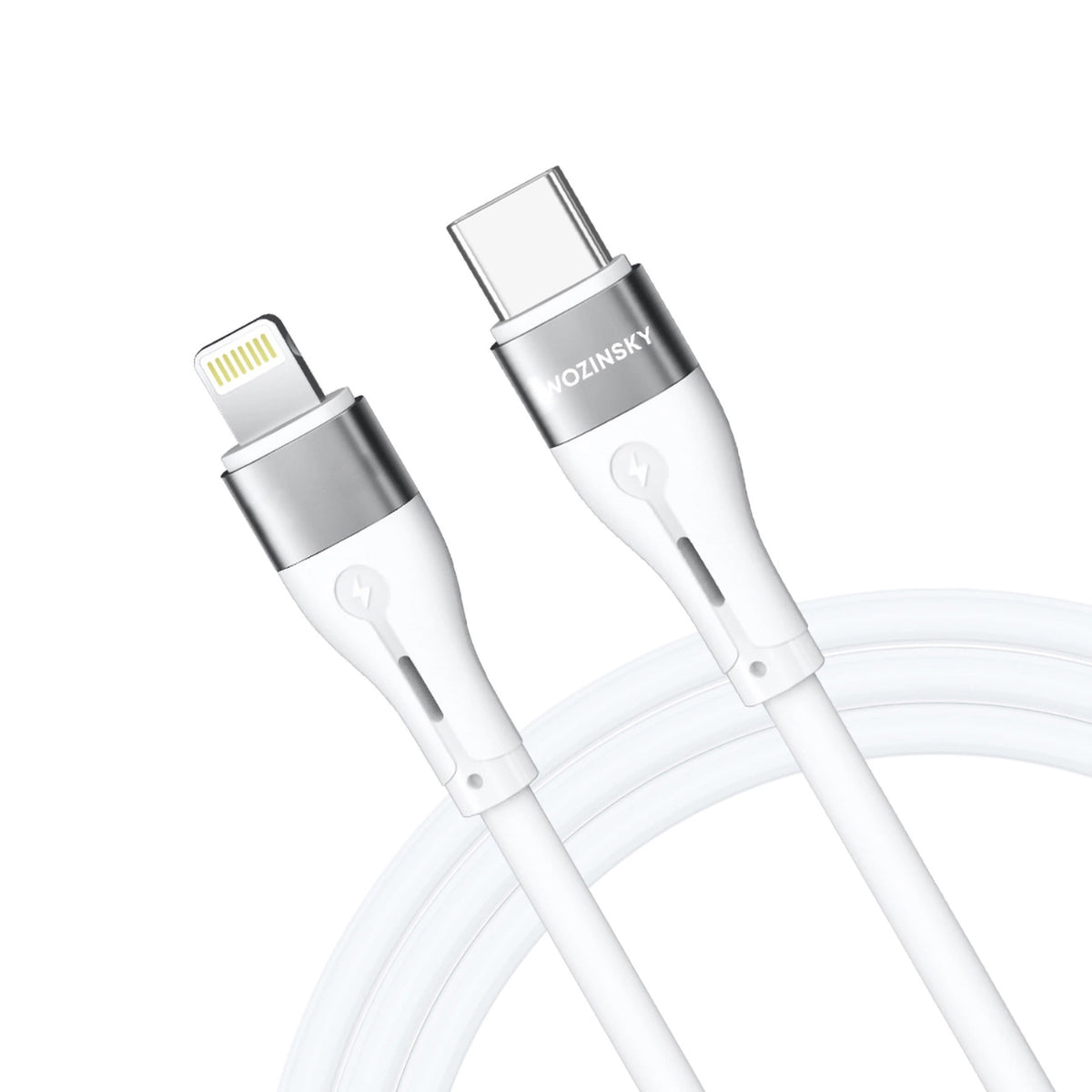 Кабел за данни и зареждане USB-C - Lightning WZK WSTCL1, 27W, 1m, Бял