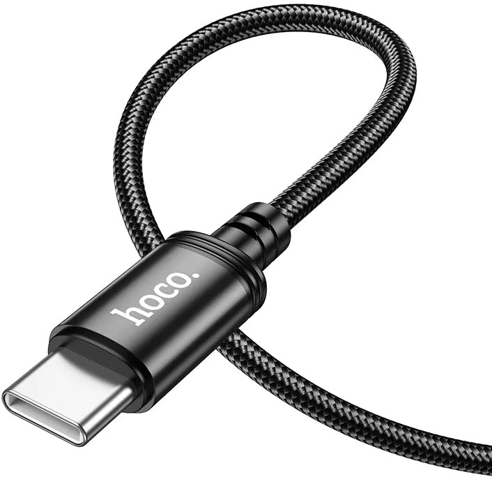 Кабел за данни и зареждане USB-A - USB-C HOCO X89, 18W, 2m, Черен