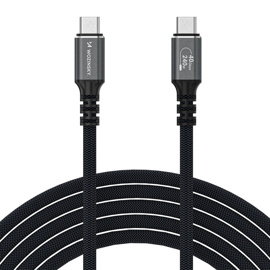 USB-C Data and Charging Cable - USB-C WZK WPS-UY42S, 240W, 2m, Black