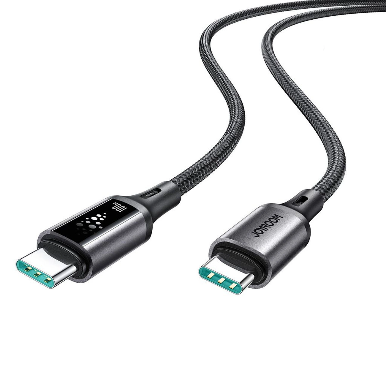 Кабел за данни и зареждане USB-C - USB-C Joyroom S-A60 StarTalk, 100W, 1.2m, Черен