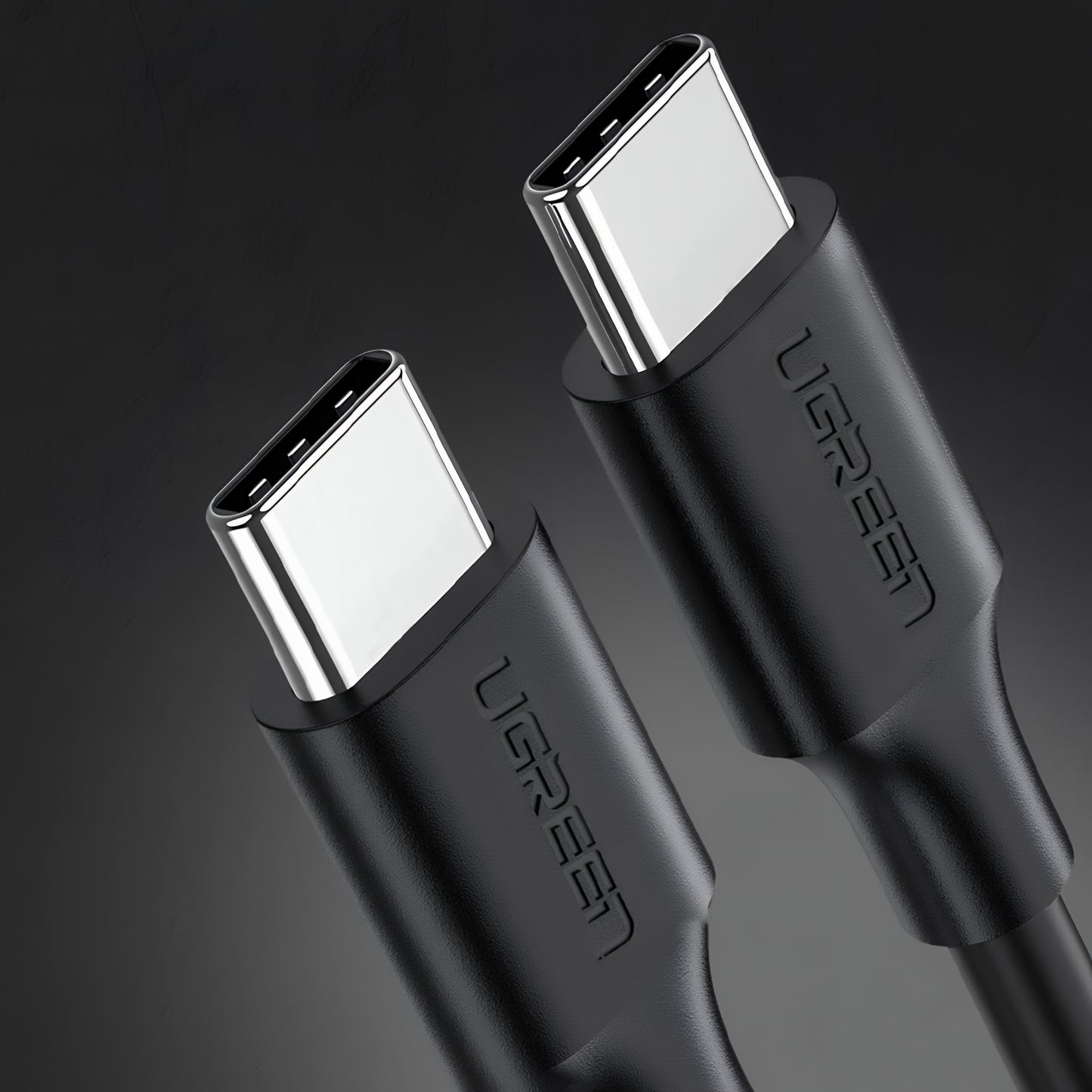 Кабел за данни и зареждане USB-C - USB-C UGREEN US286, 60W, 3m, Черен