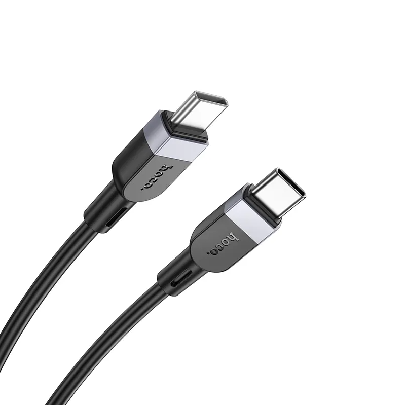 Кабел за данни и зареждане USB-C - USB-C HOCO X109, 60W, 1m, Черен