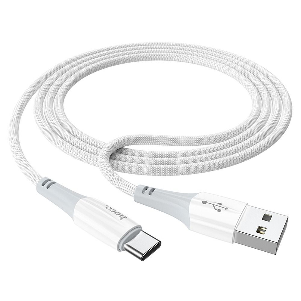 Кабел за данни и зареждане USB-A - USB-C HOCO X70, 18W, 1m, Бял