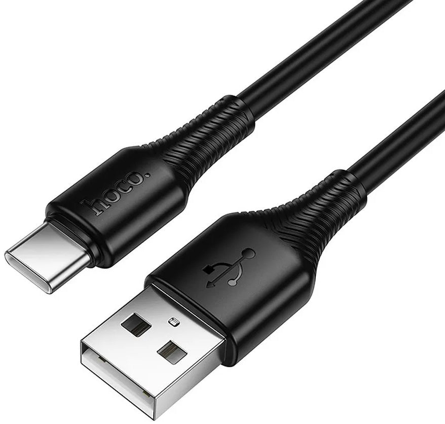 Кабел за данни и зареждане USB-A - USB-C HOCO X120, 60W, 1m, Черен