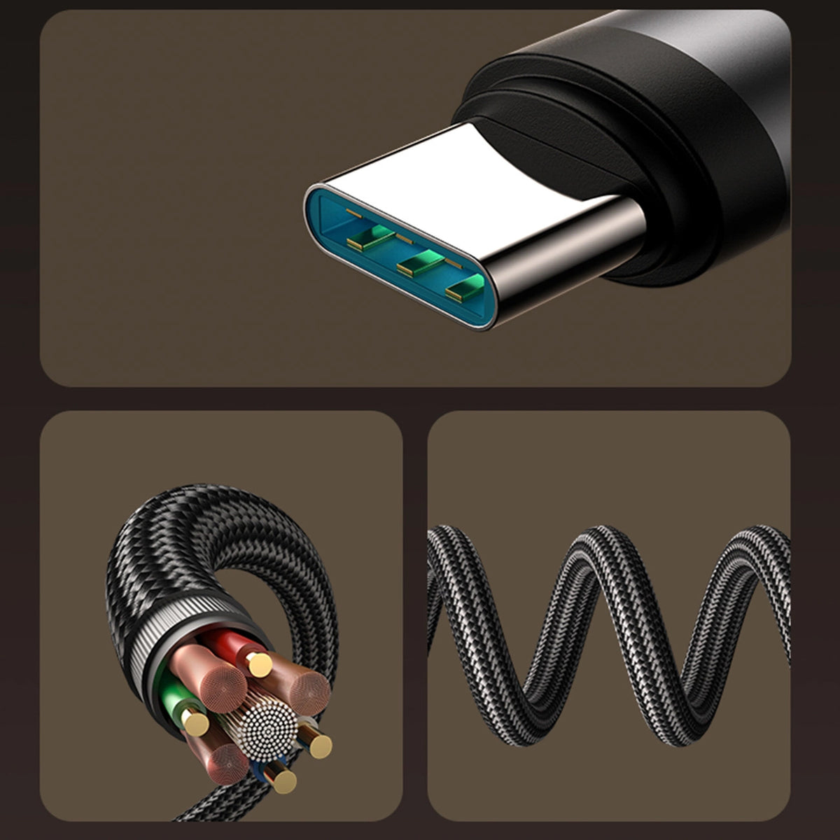 Кабел за данни и зареждане USB-C - USB-C Joyroom S-A56 EnjoyX Angled, 60W, 1.2m, Черен