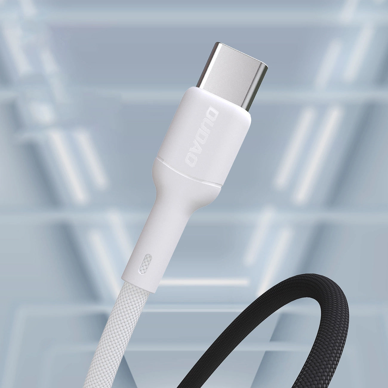 Кабел за данни и зареждане USB-A - USB-C Dudao L9T, 100W, 1m, Бял