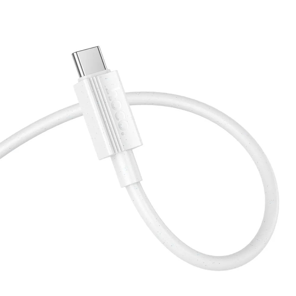 Кабел за данни и зареждане USB-A - USB-C HOCO X107, 18W, 1m, Бял