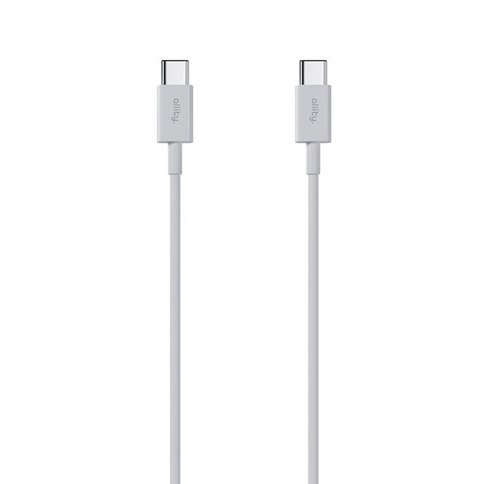 Кабел за данни и зареждане USB-C - USB-C Allity. AUC-03, 100W, 2m, Бял