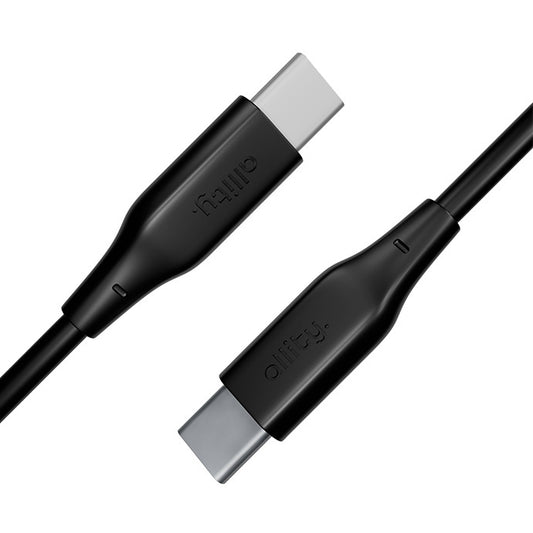 Кабел за данни и зареждане USB-C - USB-C Allity. AUC-02, 100W, 1m, Черен