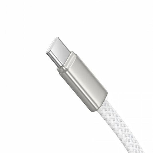 Кабел за данни и зареждане USB-C - USB-C HOCO X125, 60W, 1m, Бял