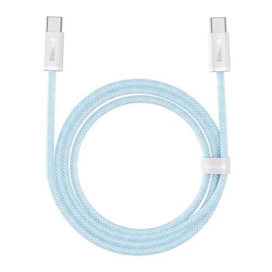 Кабел за данни и зареждане USB-C - USB-C Baseus Dynamic Series, 100W, 1m, Син CALD000203