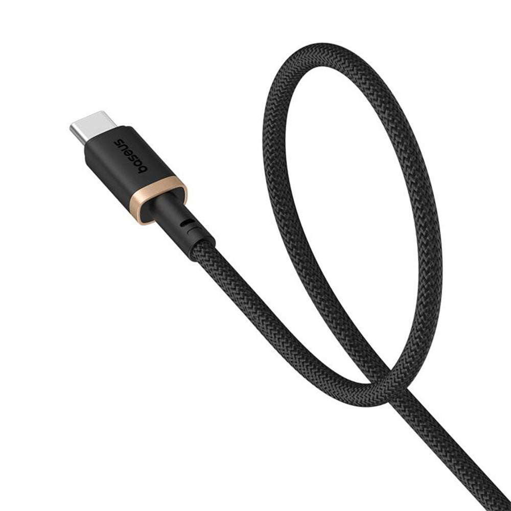 Кабел за данни и зареждане USB-A - USB-C Baseus Dura Series, 60W, 2m, Златист P10377802U01-02