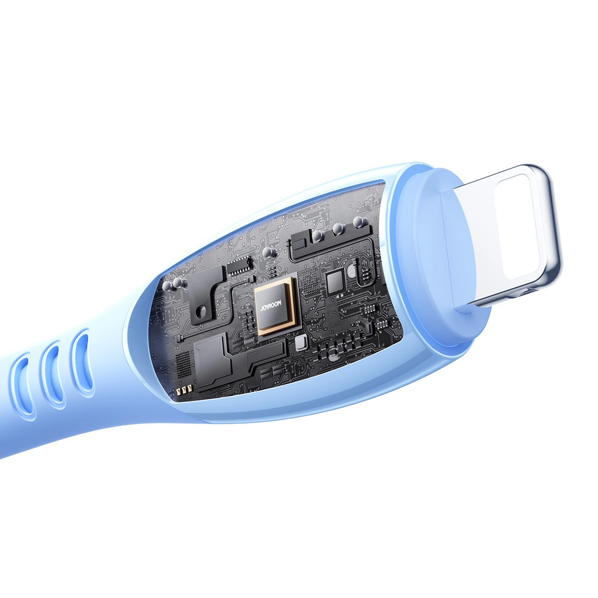 Кабел за данни и зареждане USB-C - Lightning Joyroom S-A59 Vibrant, 30W, 1.2m, Син