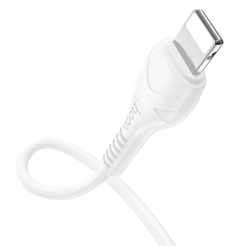 Кабел за данни и зареждане USB-C - Lightning HOCO X37, 27W, 1m, Бял