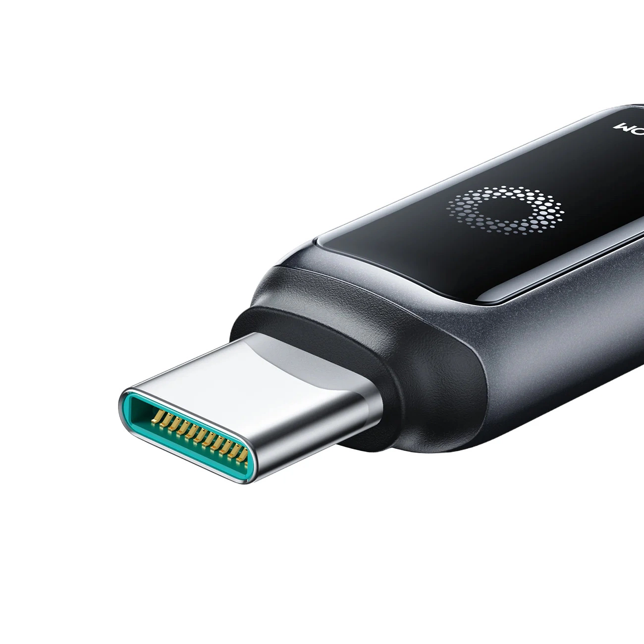 Кабел за данни и зареждане USB-C - Lightning Joyroom S-A55 StarFlight Display, 30W, 1.2m, Черен