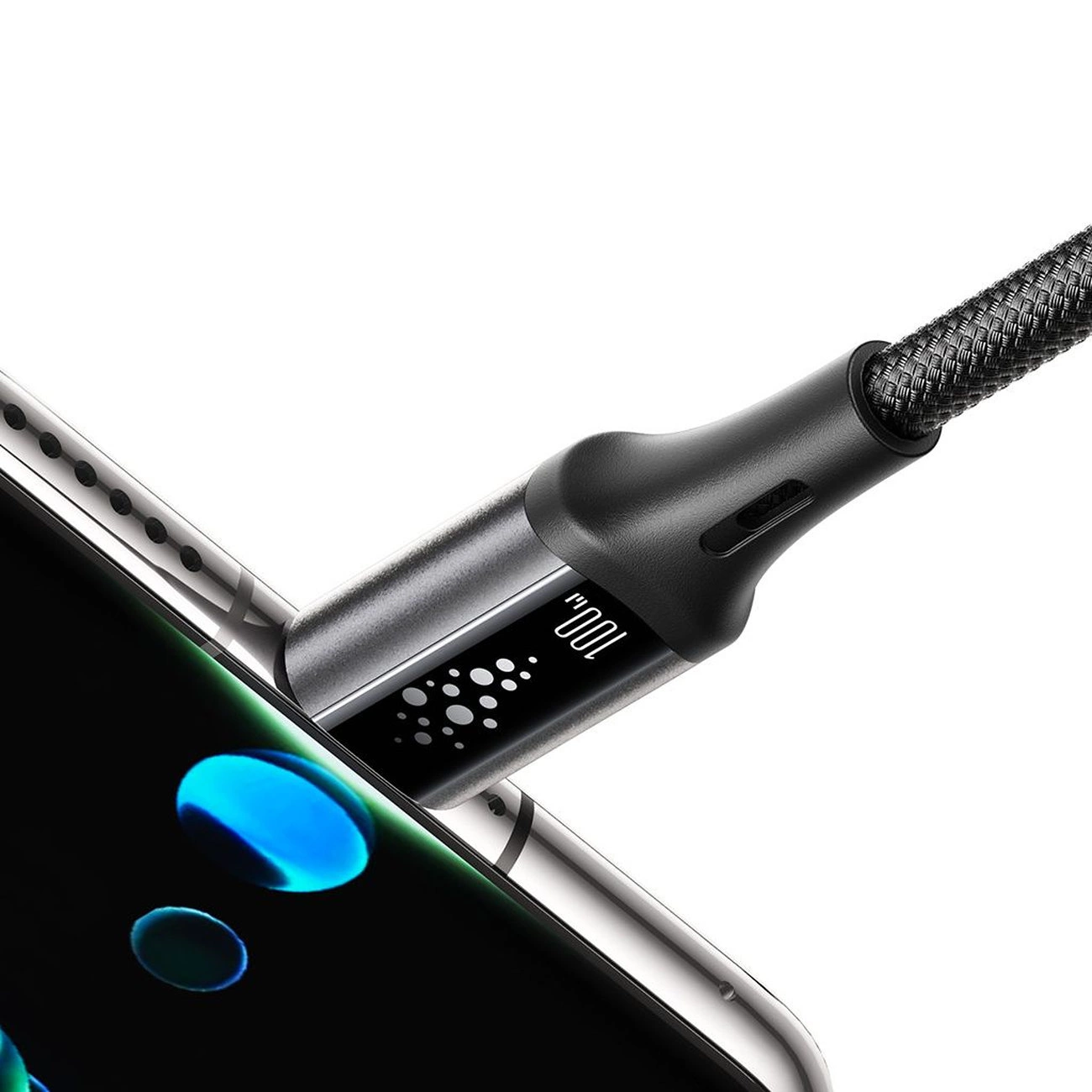 Кабел за данни и зареждане USB-C - USB-C Joyroom S-A60 StarTalk, 100W, 1.2m, Черен
