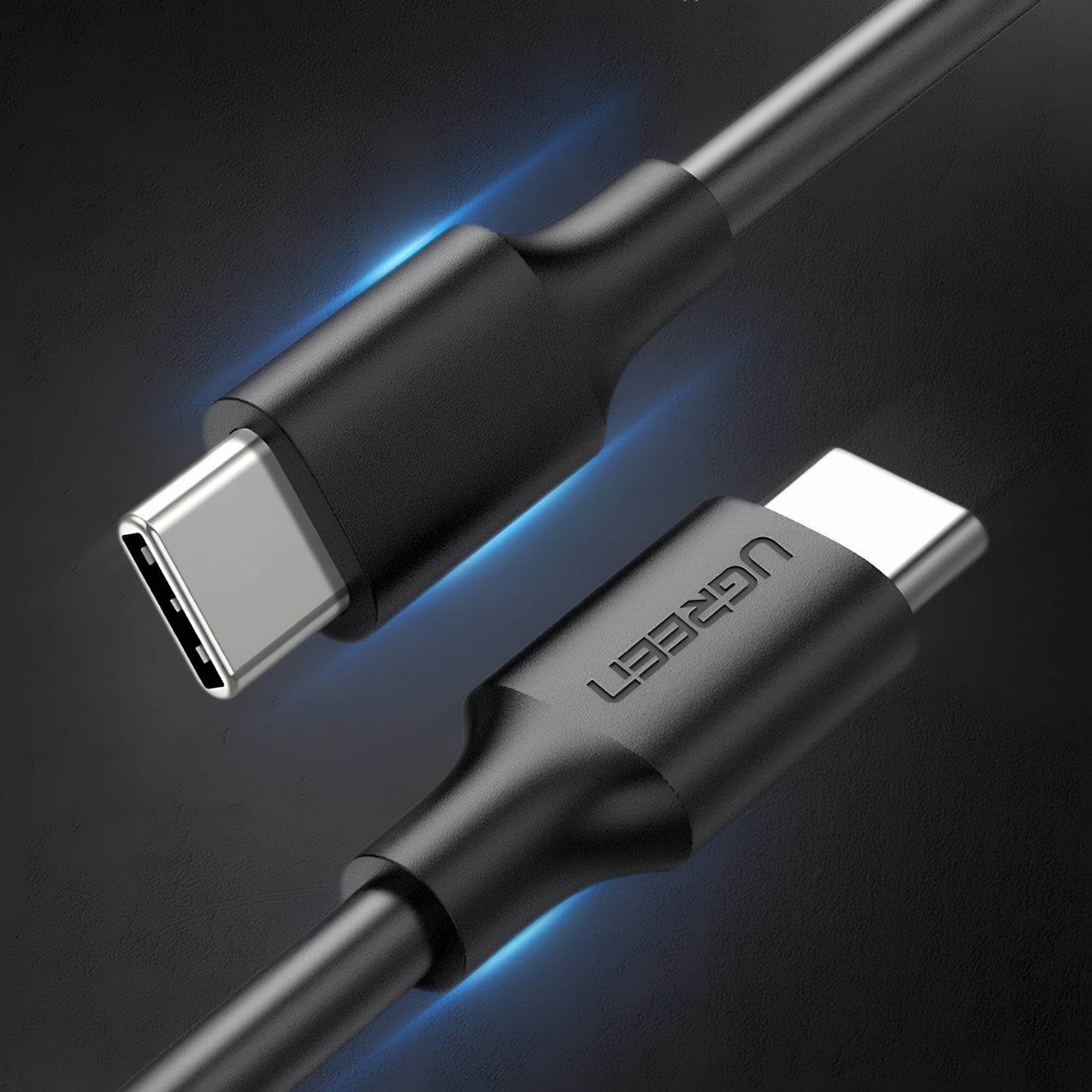 Кабел за данни и зареждане USB-C - USB-C UGREEN US286, 60W, 3m, Черен
