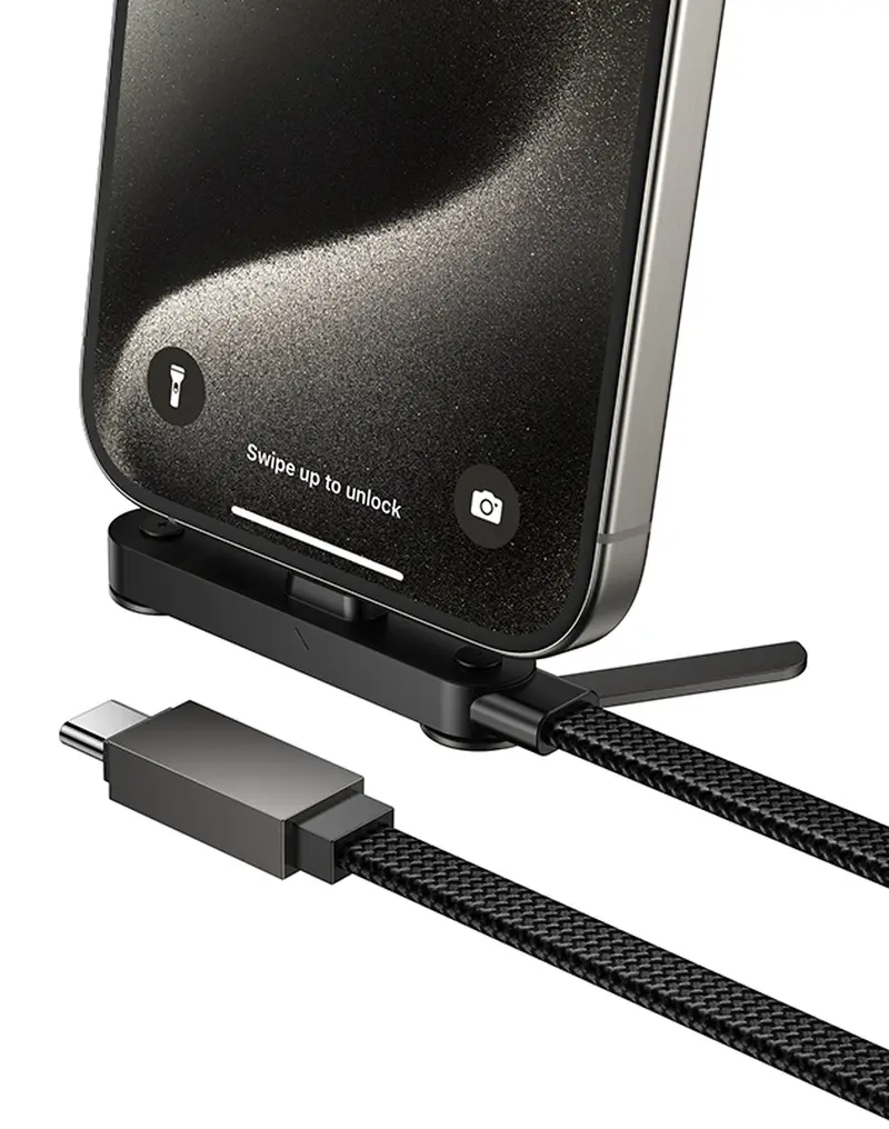 Кабел за данни и зареждане USB-C - USB-C HOCO U150 Exquisite, 60W, 1.2м, Черен