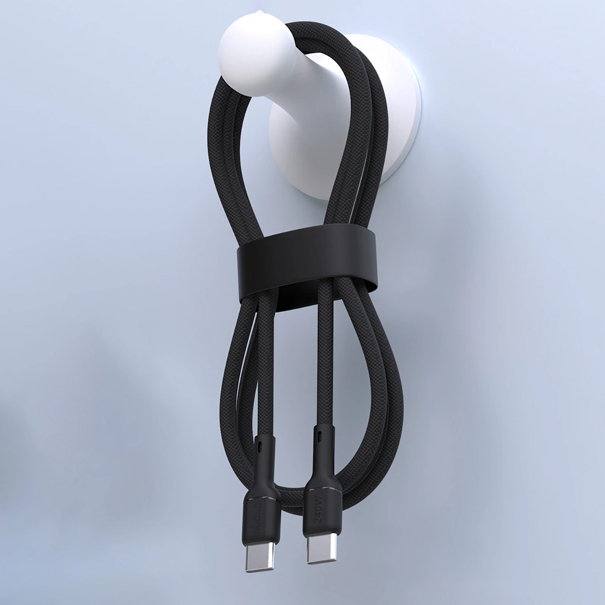 USB-C Data and Charging Cable - USB-C Dudao L9C Max, 240W, 1.2m, Black