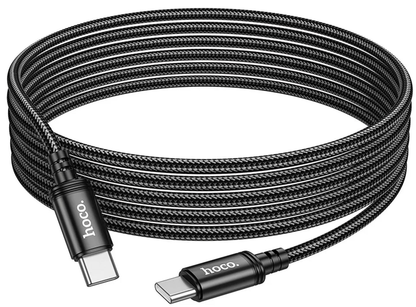 Кабел за данни и зареждане USB-C - USB-C HOCO X91, 60W, 3m, Черен