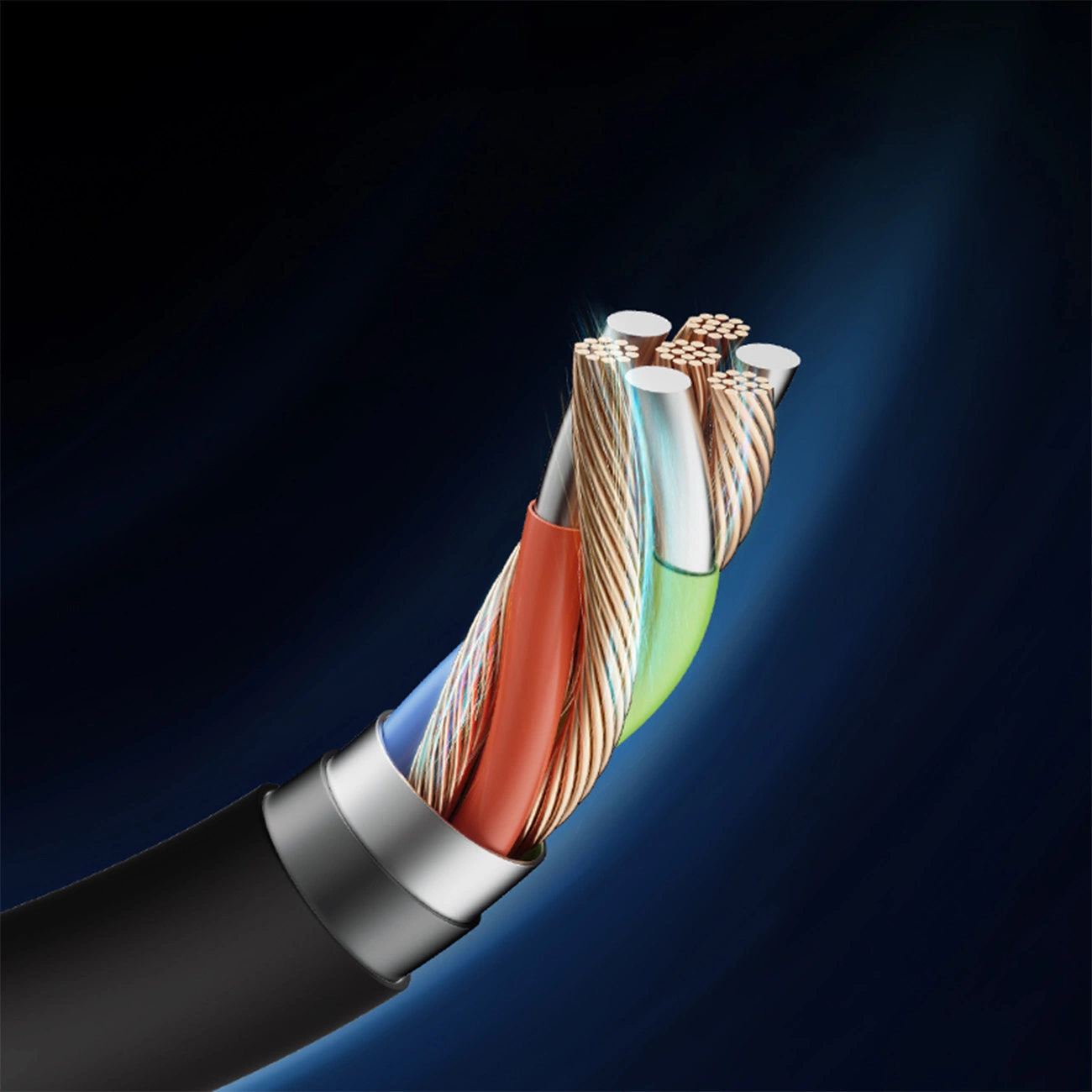 Кабел за данни и зареждане USB-C - USB-C Cuktech, 240W, 1.5m, Черен CKCTC615NCBK