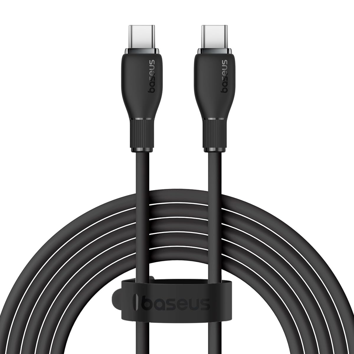 Кабел за данни и зареждане USB-C - USB-C Baseus Pudding, 100W, 2m, Черен P10355702111-01