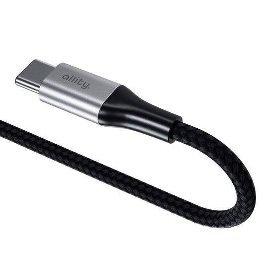 Кабел за данни и зареждане USB-C - USB-C Allity. AUC-01, 100W, 2m, Черен