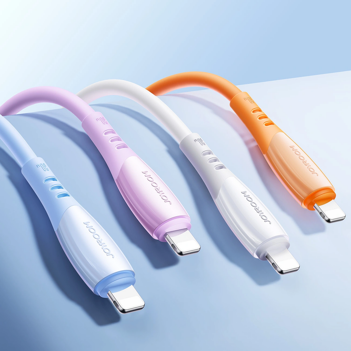 Кабел за данни и зареждане USB-C - Lightning Joyroom S-A59 Vibrant, 30W, 1.2m, Син