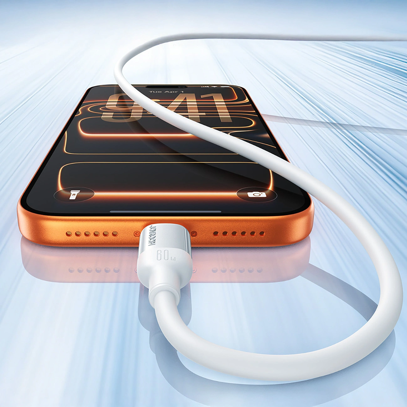 Кабел за данни и зареждане USB-A - USB-C Joyroom S-A62 Lively, 18W, 1.2м, бял