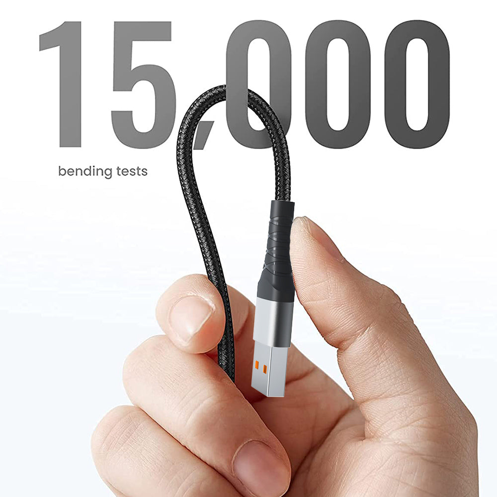 Кабел за данни и зареждане USB-A - Lightning Lito LD22L, 18W, 2m, Черен
