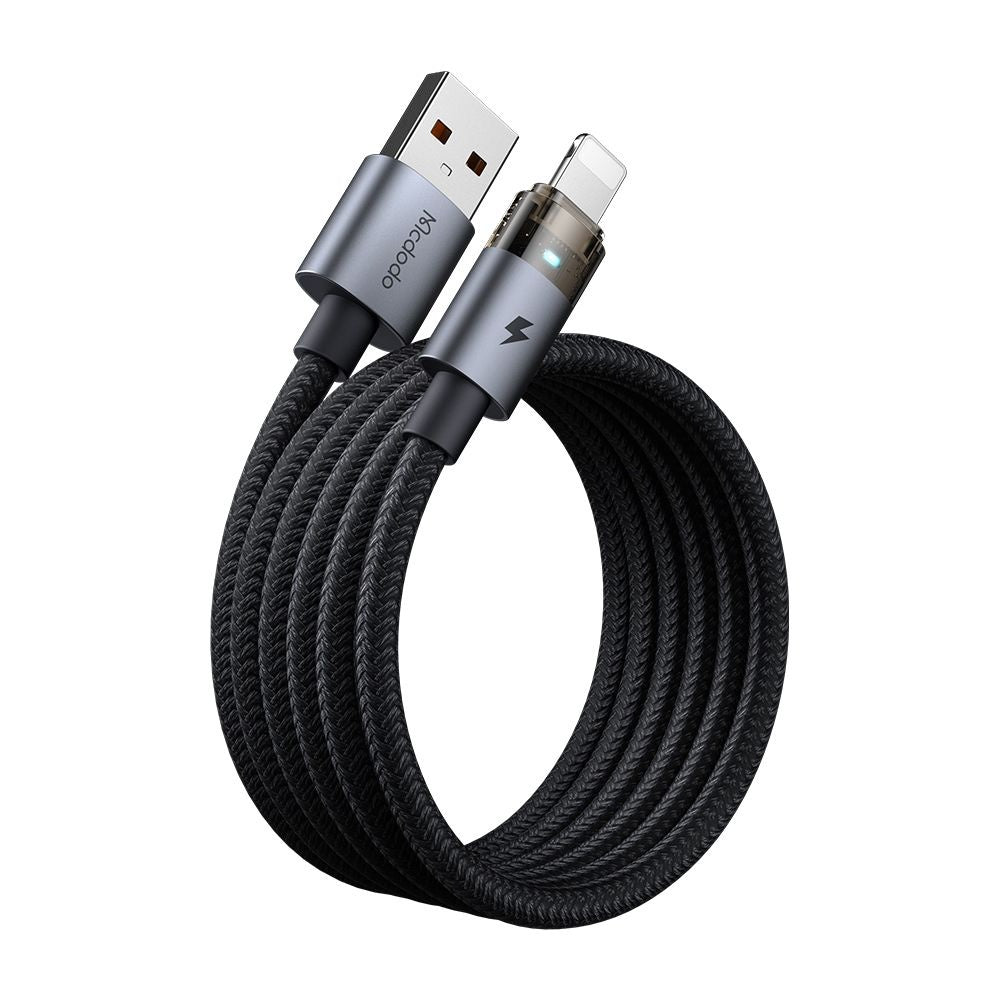 Кабел за данни и зареждане USB-A - Lightning McDodo CA-6910, 18W, 1.2m, Черен