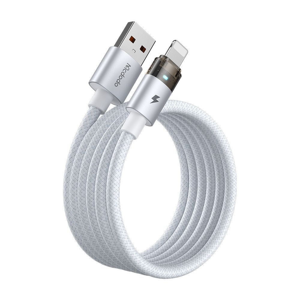 Кабел за данни и зареждане USB-A - Lightning McDodo CA-6912, 18W, 1.2m, Бял