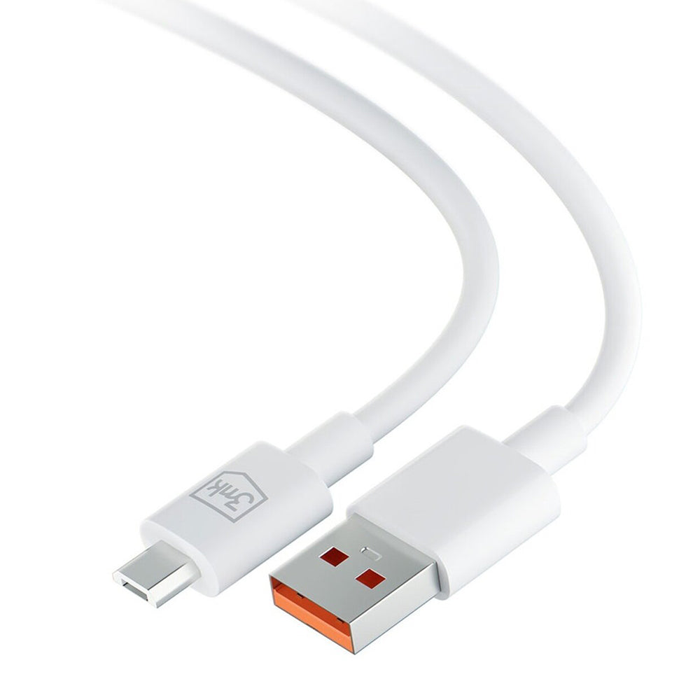 USB-A to microUSB Data and Charging Cable 3MK Hyper, 18W, 1.2m, Black